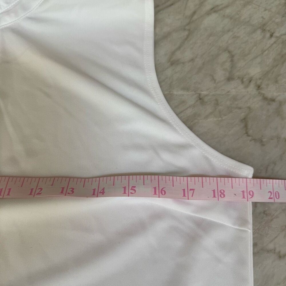 Lady Hagen Women’s  Golf Polo Pique Polo SHIRT Size M White NWT - Picture 7 of 8